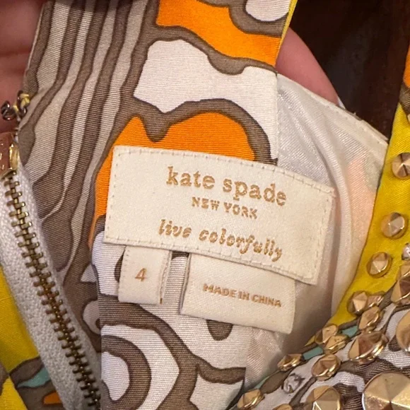 Kate Spade Patterned Top - Picture 2 of 6